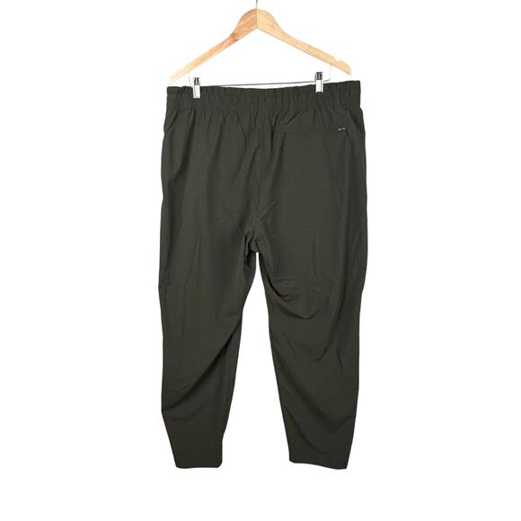 REI Cooperative Pants Women's Size XL Green Nylon Hiking Pull On Drawstring - Picture 2 of 11